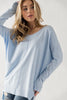 Sky Blue Tunic Sweater